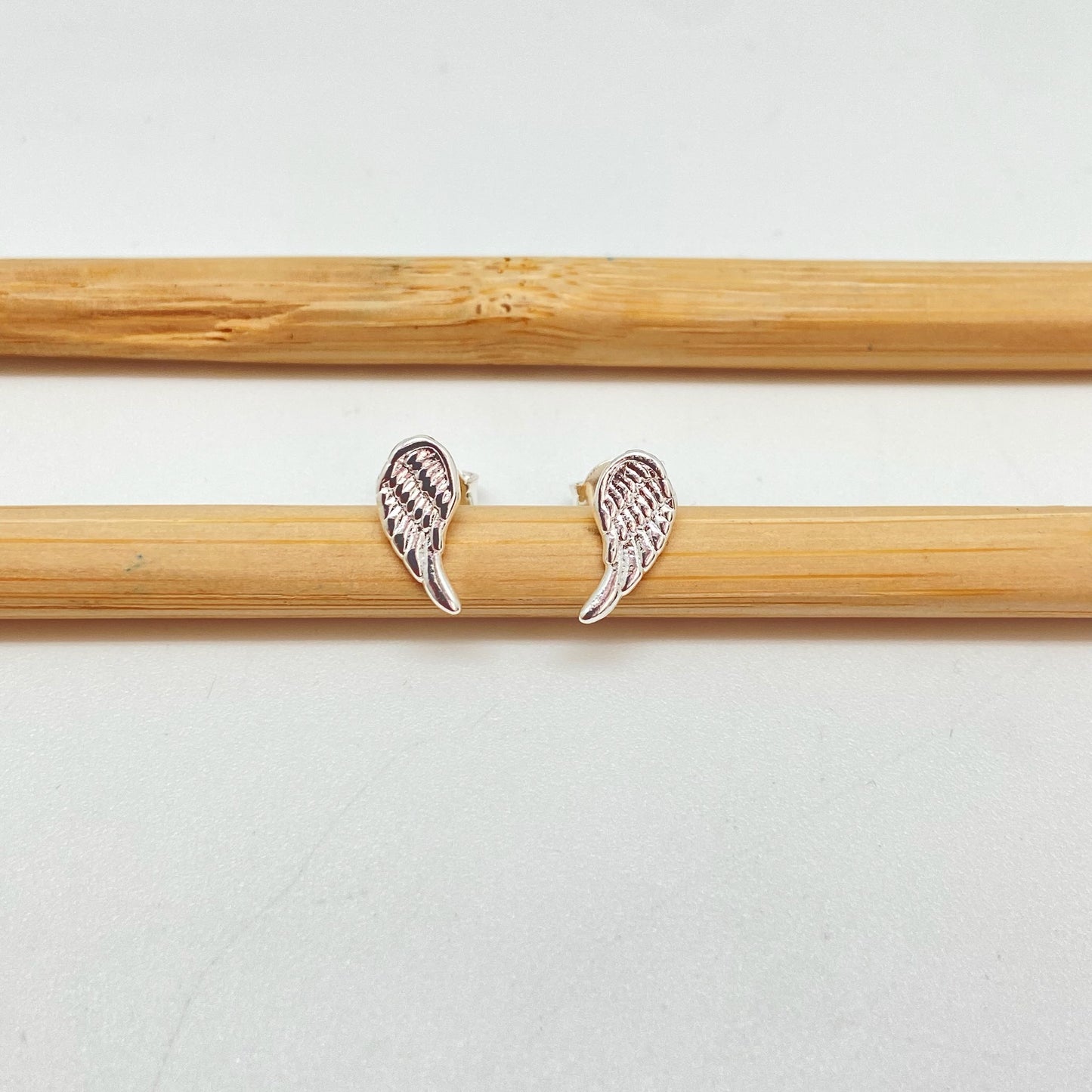 XP287 Aro 1 alita 11 x 6 mm Aro Baño Plata Aros Bañados hecho de Bronce Bañado en Plata 50 ml Joyas Bañadas en Plata