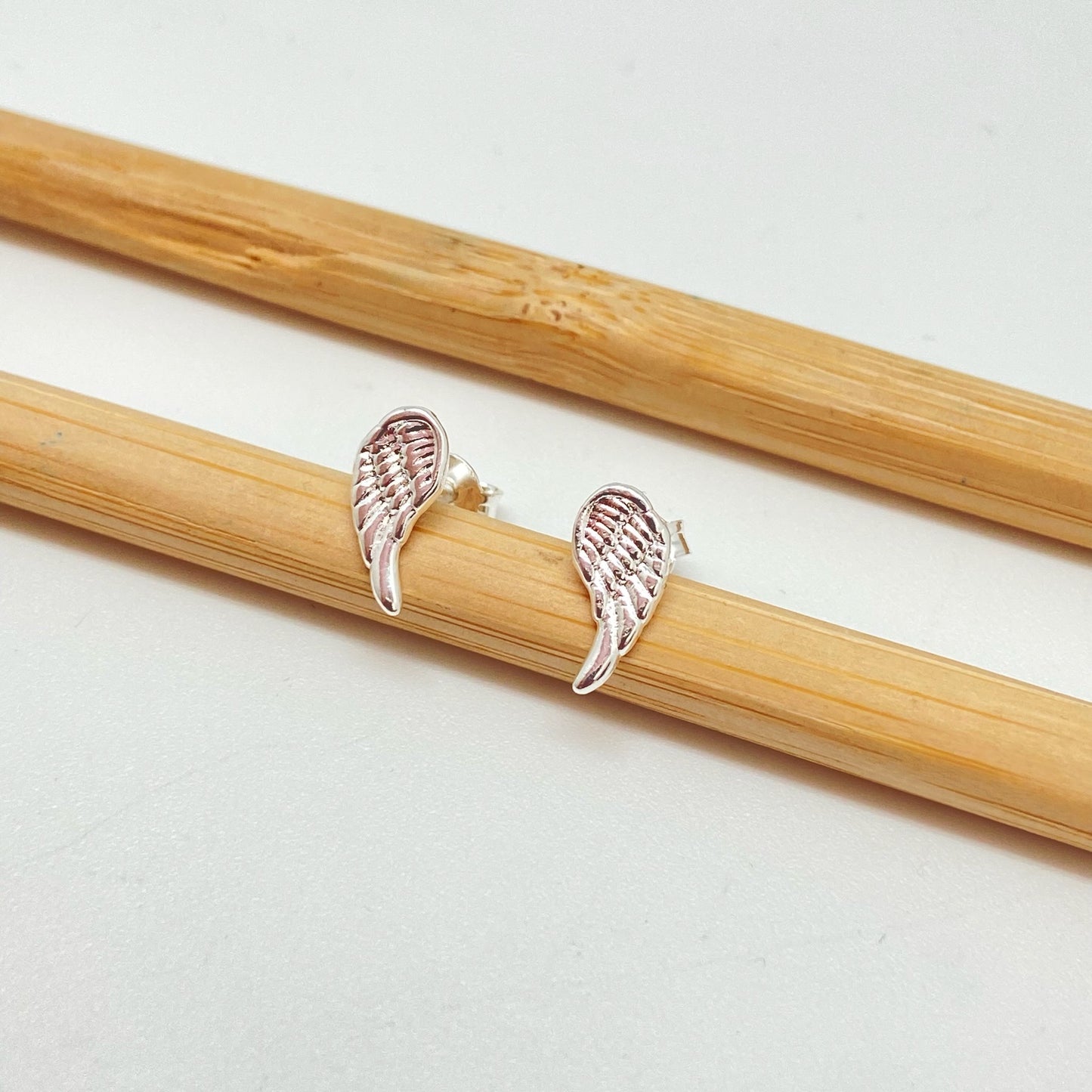 XP287 Aro 1 alita 11 x 6 mm Aro Baño Plata Aros Bañados hecho de Bronce Bañado en Plata 50 ml Joyas Bañadas en Plata
