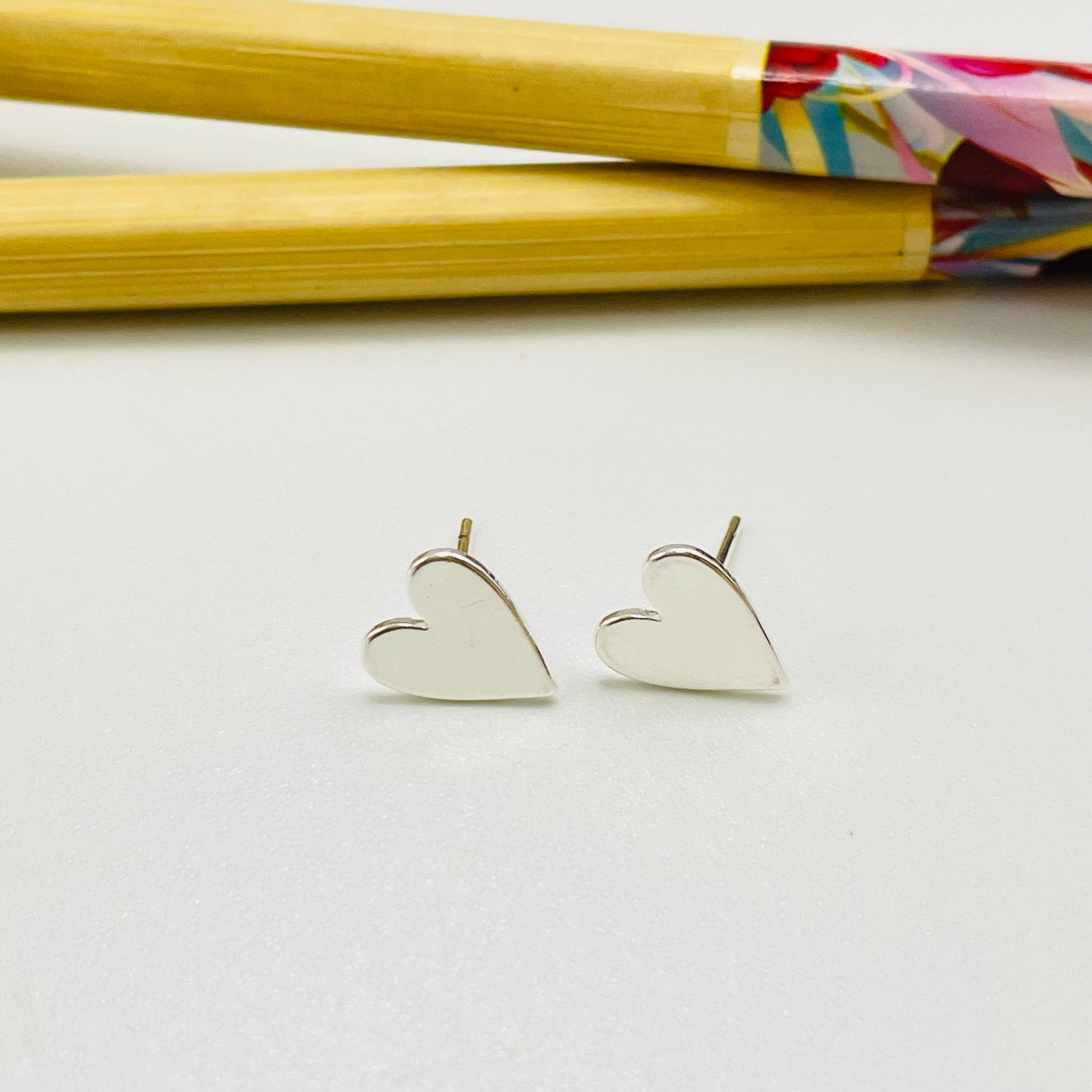 XP389 Aro Corazón Liso S 10 x 8 mm Espesor 1 mm Aro Baño Plata Aros Bañados hecho de Bronce Bañado en Plata 50 ml Joyas Bañadas en Plata