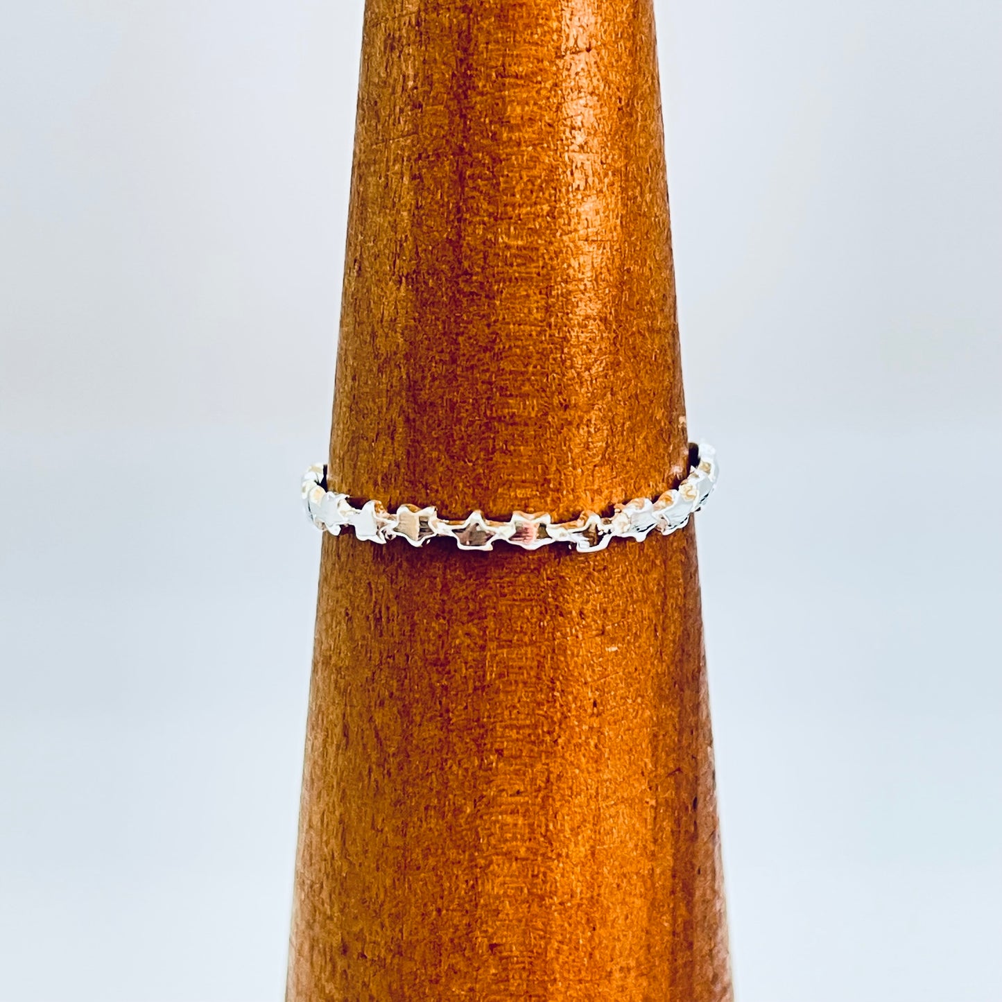 WP11 Anillo Estrellas Anillo Baño Plata