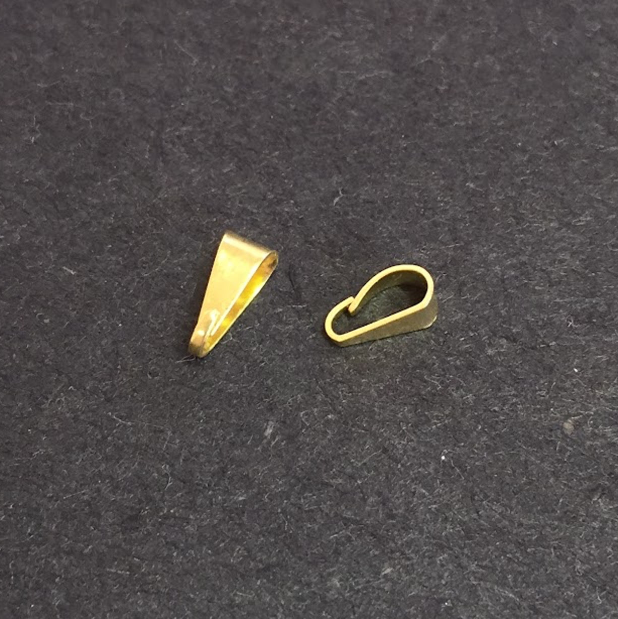 AO05 8x5 mm Accesorio Baño Oro Accesorios Bañados en Oro y Plata hecho de Bronce Bañado en Oro 18K Joyas Bañadas en Oro