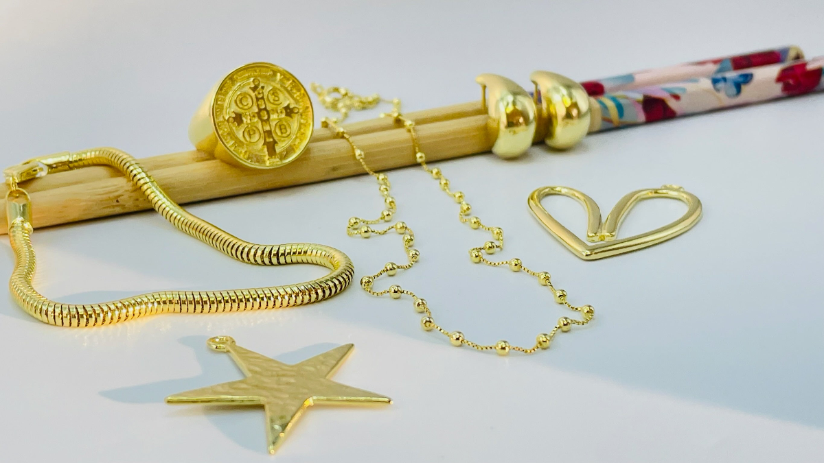 Joyas Bañadas en Oro Joyas por Mayor Anillos Pulseras