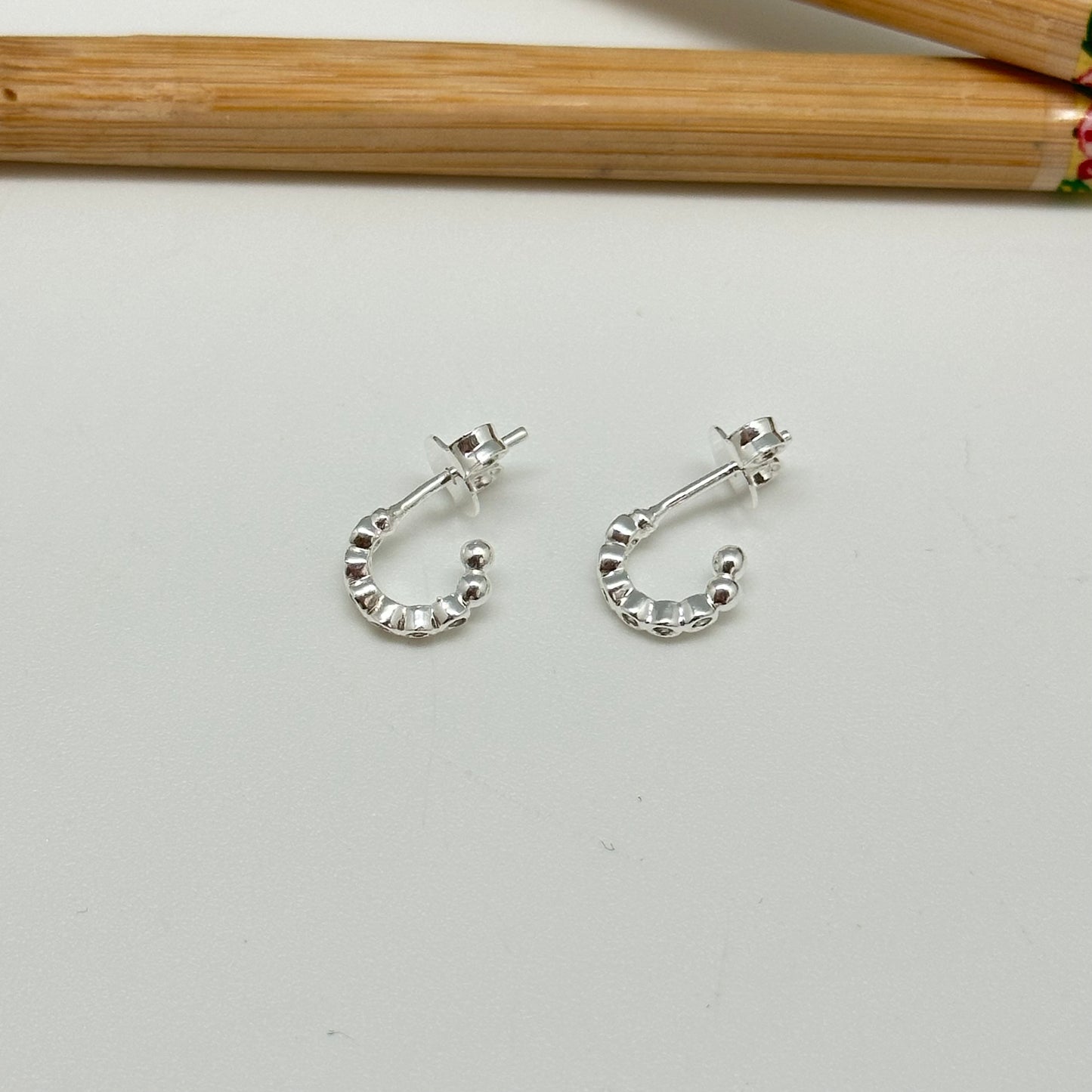 XP335 Aro Mini Argolla Circones redondos con bisel 9 x 3 mm Espesor 3 mm Aro Baño Plata