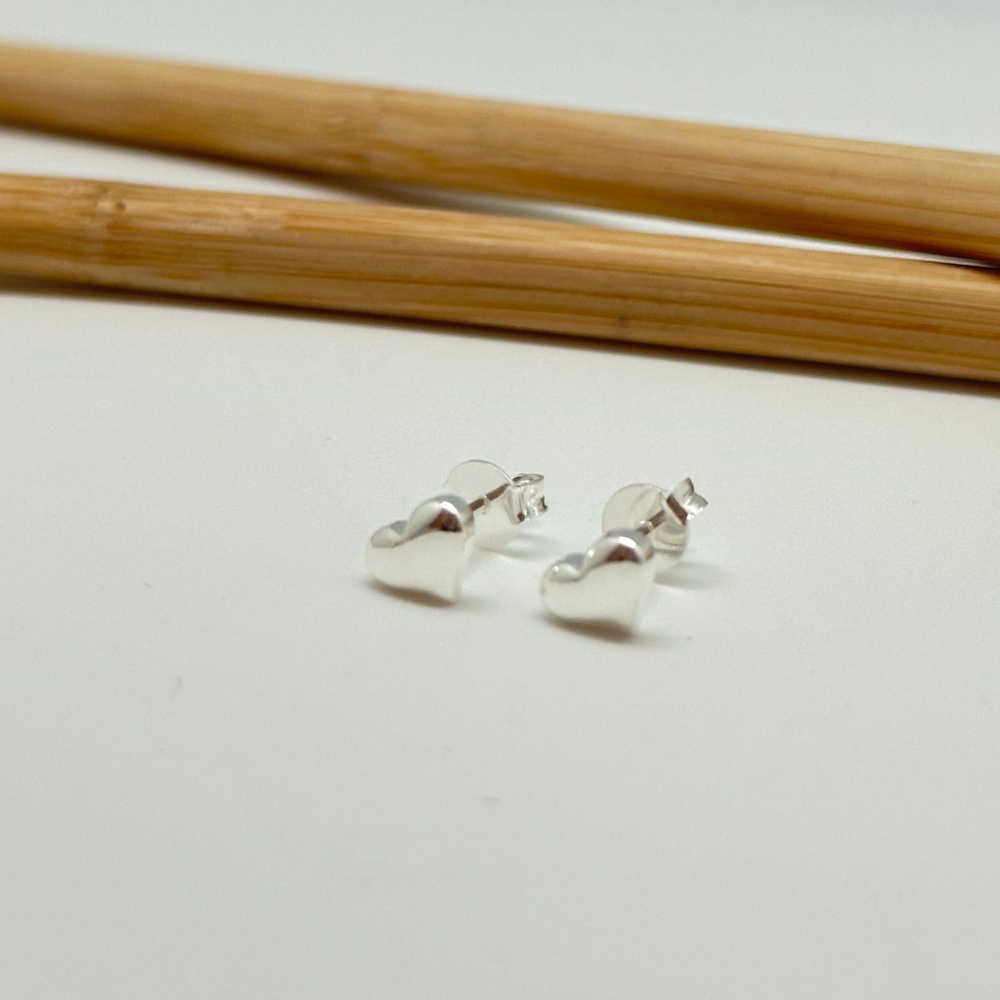 XP336 Aro Corazón liso 5 x 7 mm Aro Baño Plata