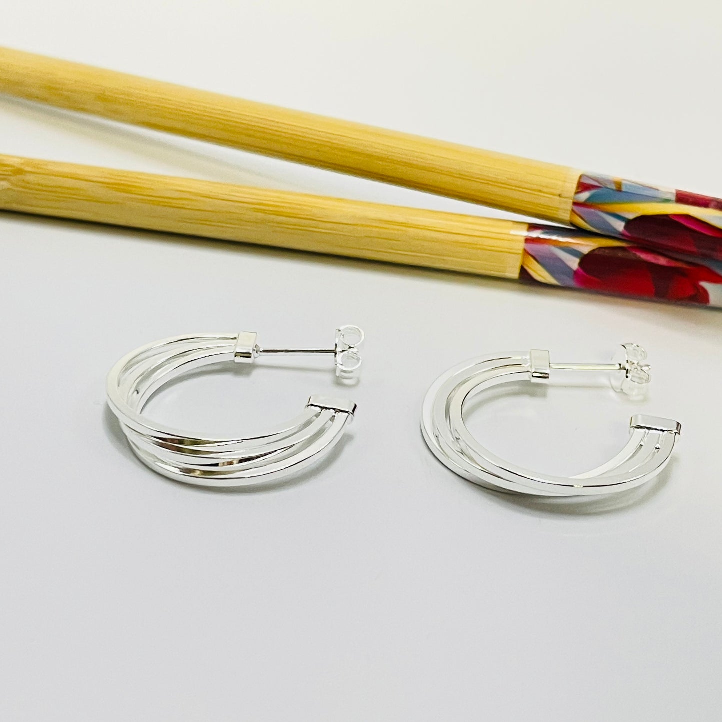 XP372 Aro 3 Argollas juntas tubo cuadrado 27 x 4 mm Espesor 5.5 mm Aro Baño Plata