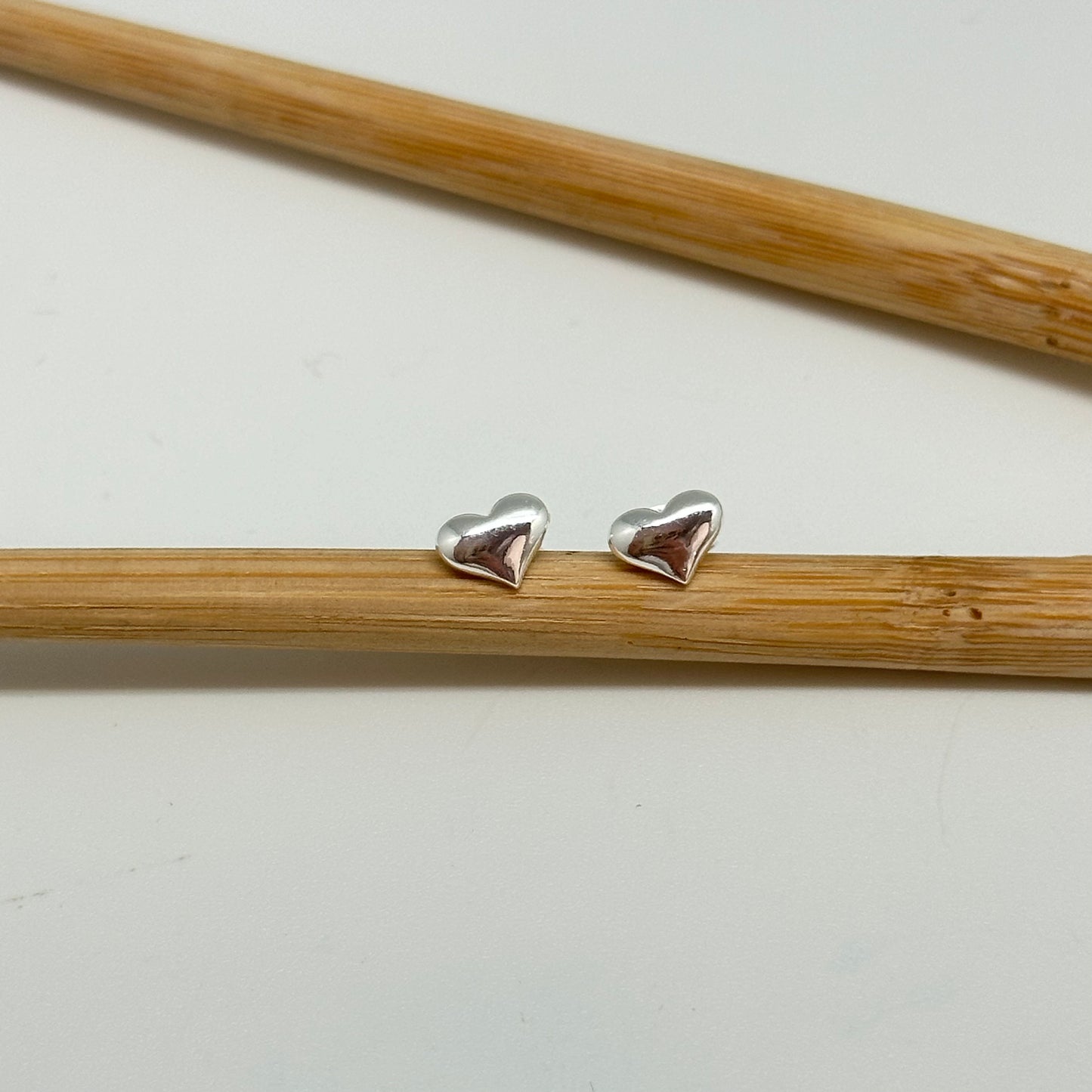 XP336 Aro Corazón liso 5 x 7 mm Aro Baño Plata
