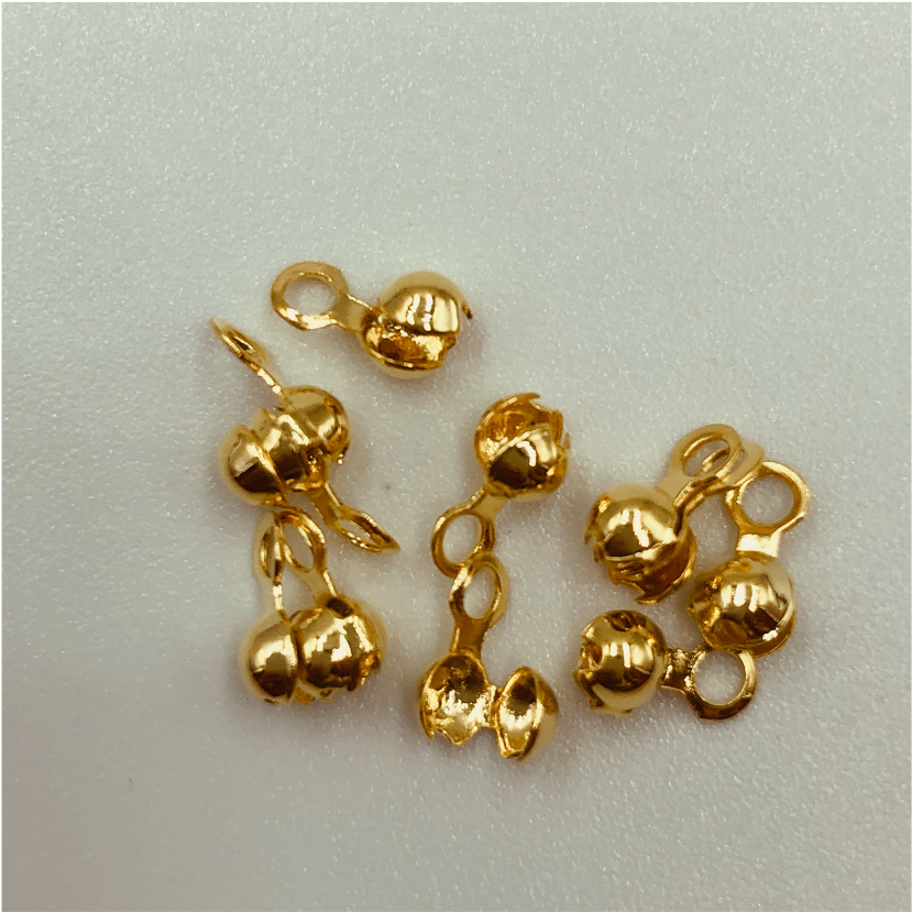 AO53 Tapanudo 2.5 mm Accesorio Baño Oro Accesorios Bañados en Oro y Plata hecho de Bronce Bañado en Oro 18K Joyas Bañadas en Oro