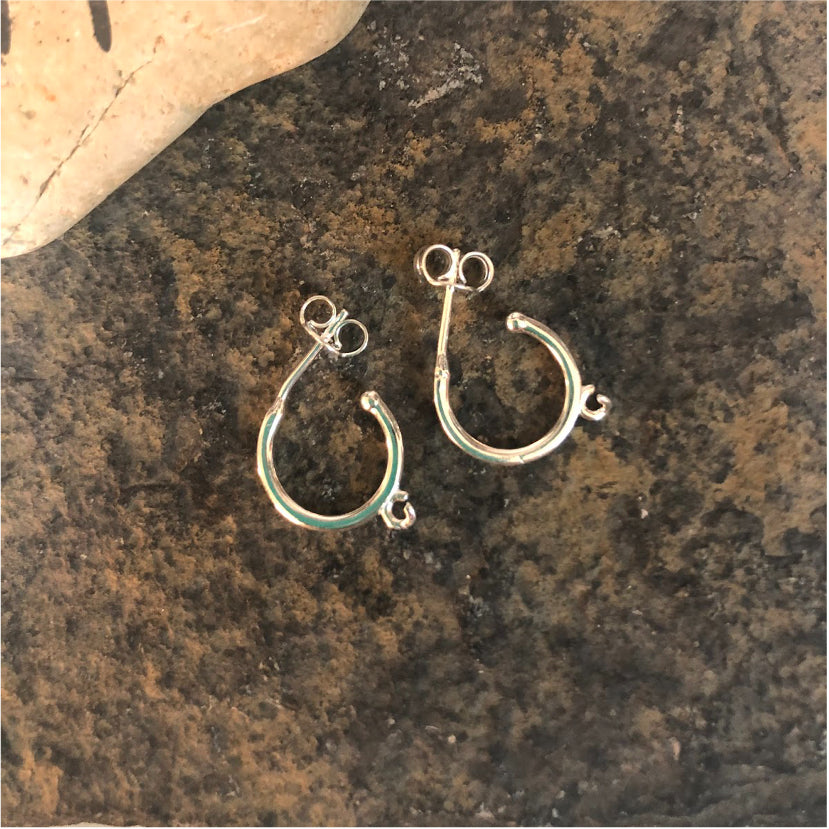 AP74 Aro Argolla para colgante Accesorio Baño Plata Accesorios Bañados en Oro y Plata hecho de Bronce Bañado en Plata 50 ml