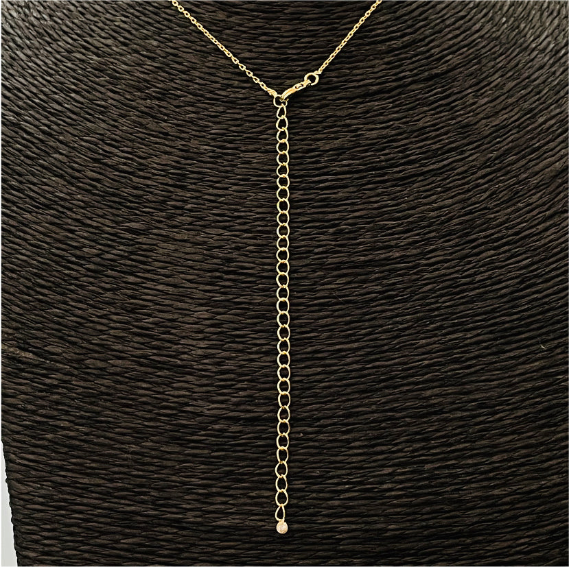 CO72 Collar 7 Circones Cadena Cartier Cadena Baño Oro Cadenas Bañadas en Oro y Plata hecho de Bronce Bañado en Oro 18K