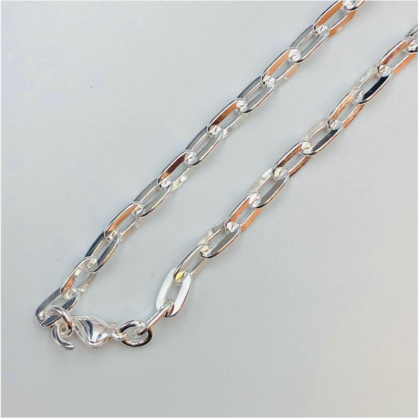 CP90-Cadena-Terminada-Plana-Candado-8-mm-Largo-60-cm-Cadena-Baño-Plata