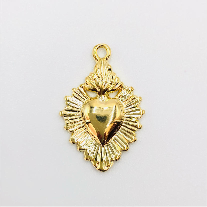 FO416 Detente Rayos Figura Baño Oro Figuras Bañadas en Oro y Plata hecho de Bronce Bañado en Oro 18K