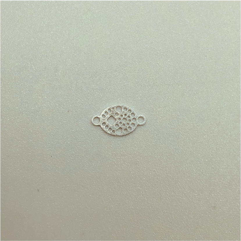 FP336 conector mini mini Chinita Figura Baño Plata Figuras Bañadas en Oro y Plata hecho de Bronce Bañado en Plata 50 ml