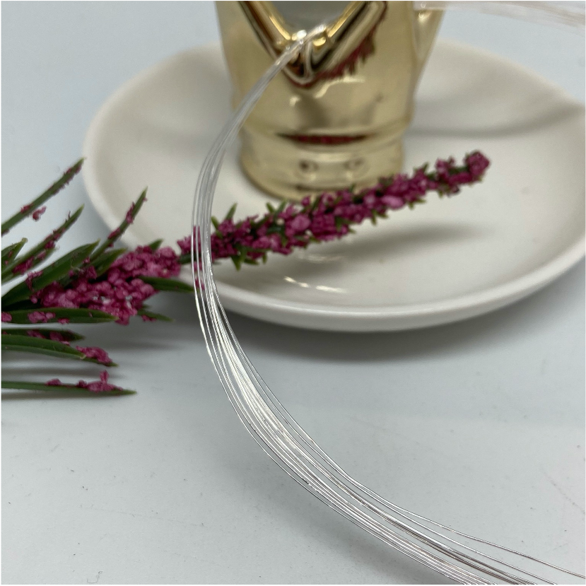 IP01 Alambre Flexible Espesor 0.3 mm Insumo Baño Plata Accesorios Bañados en Oro y Plata hecho de Bronce Bañado en Plata 50 ml