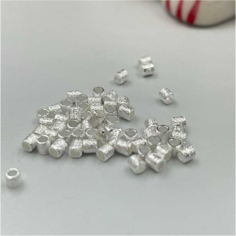 MP01 Tubo Lijado 2x2 mm Accesorio Baño Plata Accesorios Bañados en Oro y Plata hecho de Bronce Bañado en Plata 50 ml