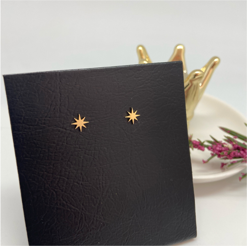 XO109-Aro-Estrella-Guia-Mini-Lisa-6-mm-Aro-Baño-Oro