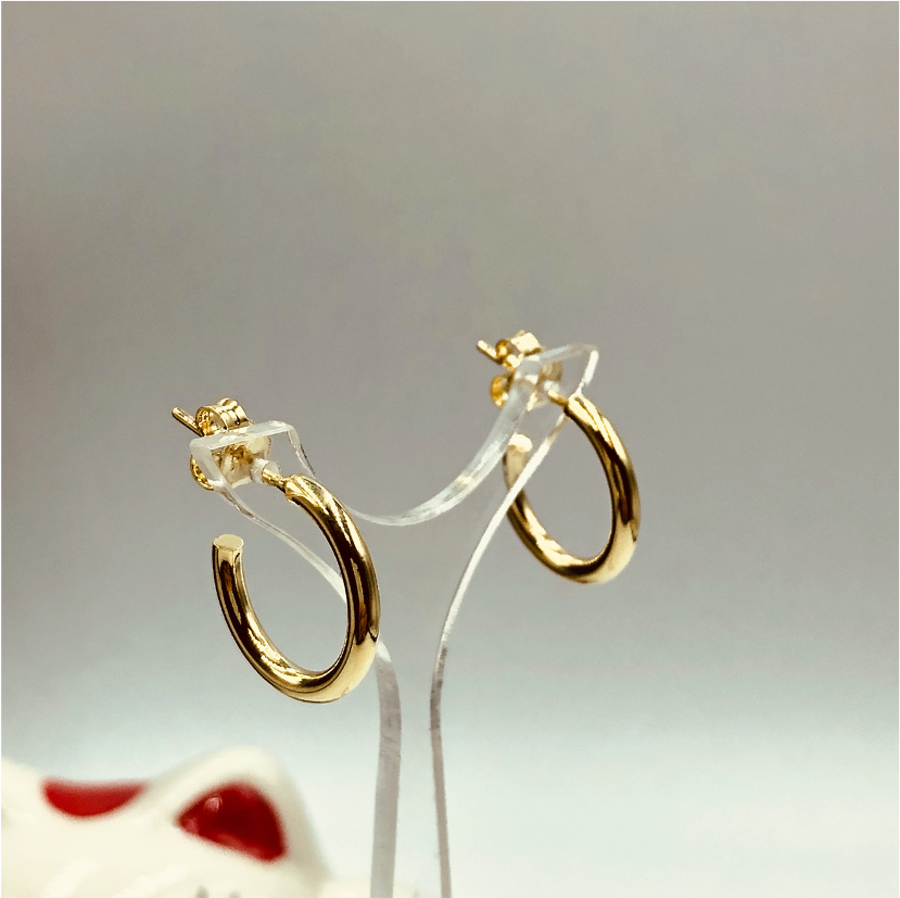 XO120-Aro-Argolla-Abierta-Pequeño-15-mm-Aro-Baño-Oro