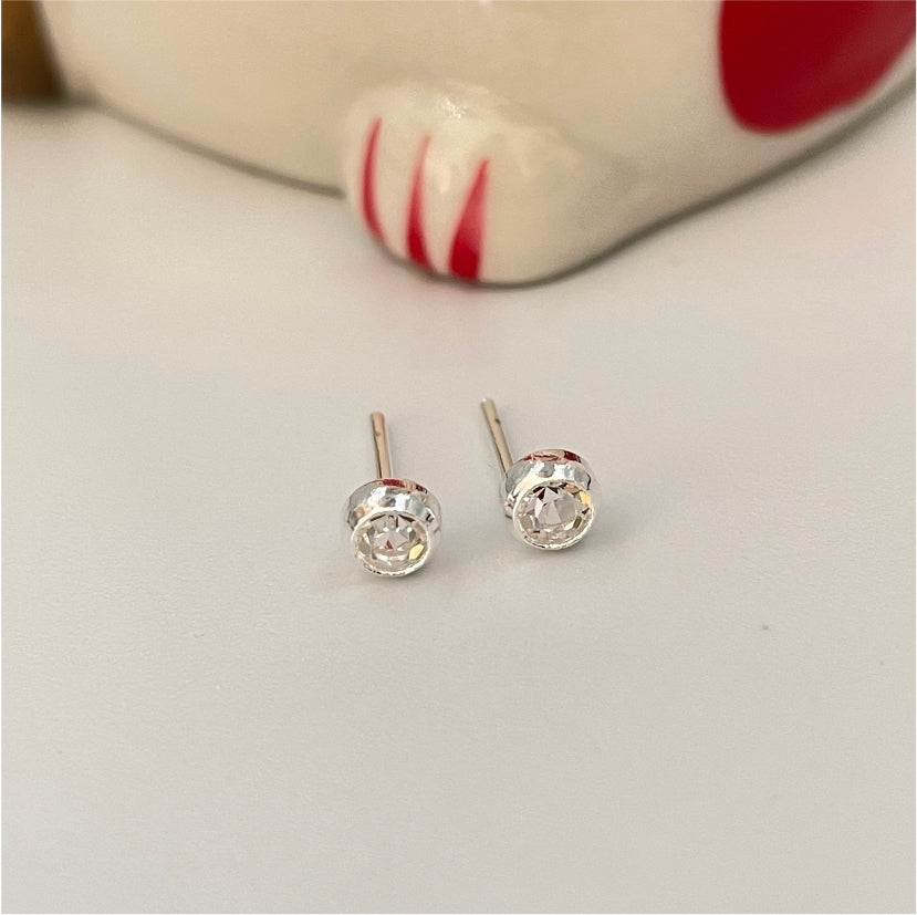 XP05 Aro Punto de Luz 4 mm Aro Baño Plata Aros Bañados en Oro y Plata hecho de Bronce Bañado en Plata 50 ml