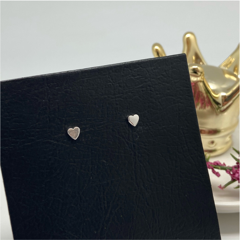 XP139-Aro-Mini-Corazon-Liso-4-mm-Aro-Baño-Plata