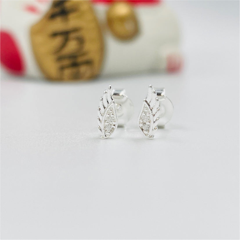 XP175 Aro Alita de Angel 8x3 mm Aro Baño Plata Aros Bañados en Oro y Plata hecho de Bronce Bañado en Plata 50 ml