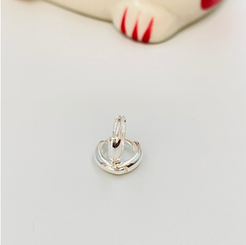 XP176 Argolla Presión 9 mm Aro Baño Plata Aros Bañados en Oro y Plata hecho de Bronce Bañado en Plata 50 ml