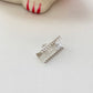 AP144 Terminal de Apriete para pulsera o collar 6 x 14 mm Accesorio Baño Plata Accesorios Bañados hecho de Bronce Bañado en Plata 50 ml Joyas Bañadas en Plata