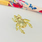 Joyas por Mayor Joyas Bañadas en Oro por Mayor Insumos para Joyas FO1150 Colgante Escarabajo 30 x 28 mm Espesor 2 mm Figura Baño Oro