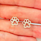 Joyas por Mayor Joyas Bañadas en Plata por Mayor Insumos para Joyas XP526 Aro Patita de Perro Calada 10 x 10 mm Espesor 1 mm Aro Baño Plata