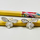 Joyas por Mayor Joyas Bañadas en Plata por Mayor Insumos para Joyas XP463 Aro Abeja 15 x 20 mm Espesor 2 mm Aro Baño Plata