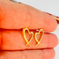 XO549 Aro Corazón Calado 16 x 11 mm Espesor 1.5 mm Aro Baño Oro