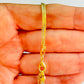Joyas por Mayor Joyas Bañadas en Oro por Mayor Insumos para Joyas PO29 Pulsera Cinta Texturada doble espesor Ancho 3 mm Espesor 1.3 mm Largo 15 cm Pulsera Baño Oro