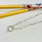 CP65 Cadena Cartier Diamantada Eslabón 9x4 mm 1.2 mm 45cm Terminada Broche Timón Cadena Baño Oro Cadena por Metro Baño Plata Cadenas Bañadas hecho de Bronce Bañado en Plata 50 ml Joyas Bañadas en Plata