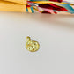 Joyas por Mayor Joyas Bañadas en Oro por Mayor Insumos para Joyas FO1189 Colgante Mini Redondo Texturado tipo Orgánico Diá. 7 mm más argollita Espesor 0.8 mm Figura Baño Oro