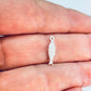 FP1232 Colgante Pez Koi 12 x 4 mm más argollita Espesor 1.5 mm Figura Baño Plata