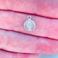 FP1045 Colgante Virgen de los Milagros 9 mm mas argollita Figura Baño Plata