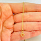 PO17 Pulsera Cola de Ratón Espesor 1.2 mm Largo 18 cm Pulsera Baño Oro Pulseras hecho de Bronce Bañado en Oro 18K Joyas Bañadas en Oro