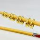 Joyas por Mayor Joyas Bañadas en Oro por Mayor Insumos para Joyas XO491 Aro Argolla Tipo Gota Presión Ancho de 2.5 a 5 mm Espesor 1 mm Aro Baño Oro