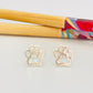 Joyas por Mayor Joyas Bañadas en Plata por Mayor Insumos para Joyas XP526 Aro Patita de Perro Calada 10 x 10 mm Espesor 1 mm Aro Baño Plata