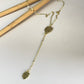 CO190 Collar Cascada Monstera Cadena candado eslabón 1.5 mm Largo 45 cm Monstera 17x10 mm Largo Cascada 7.4 cm Mini Monstera 12x8 mm Collar Terminado Baño Oro Cadenas Bañadas hecho de Bronce Bañado en Oro 18K Joyas Bañadas en Oro