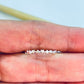 WP11 Anillo Estrellas Anillo Baño Plata