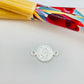 FP1046 Conector Virgen de los Milagros 9 mm mas argollitas Figura Baño Plata