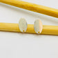 Joyas por Mayor Joyas Bañadas en Plata por Mayor Insumos para Joyas BP108 Base de Aro Ovalada perforación inferior 12 x 8 mm Espesor 0.5 mm Base de Aro Baño Plata