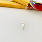 AP142 Valier 7.3 x 3.3 x 1 mm Accesorio Baño Plata