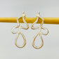 Joyas por Mayor Joyas Bañadas en Plata por Mayor Insumos para Joyas XP547 Aro Forma Orgánica Calado 32 x 18 mm Espesor 2 mm Aro Baño Plata