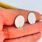 BP81 Redondo lijado con boche de presión perforación inferior diá. 15 mm Espesor 0.8 mm Base de Aro Baño Plata