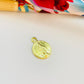 FO1045 Colgante Virgen de los Milagros 9 mm mas argollita Figura Baño Oro