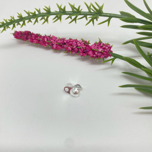 AP156 Tapanudo 2 argollas diá. 3.2 mm VENTA POR UNIAD Accesorio Baño Plata