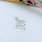 Joyas por Mayor Joyas Bañadas en Plata por Mayor Insumos para Joyas FP1243 Colgante Nudo de Bruja Lijado 15 x 15 mm más argollita Espesor 1 mm Figura Baño Plata