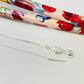 Joyas por Mayor Joyas Bañadas en Plata por Mayor Insumos para Joyas CP209 Cadena Veneciana de 1mm con bolita con silicona y palito Cadena Terminada Baño Plata