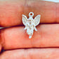 FP1222 Colgante Angel en relieve tipo 3D 17 x 13 mm Espesor 1.1 mm Figura Baño Plata