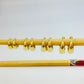 Joyas por Mayor Joyas Bañadas en Oro por Mayor Insumos para Joyas XO491 Aro Argolla Tipo Gota Presión Ancho de 2.5 a 5 mm Espesor 1 mm Aro Baño Oro